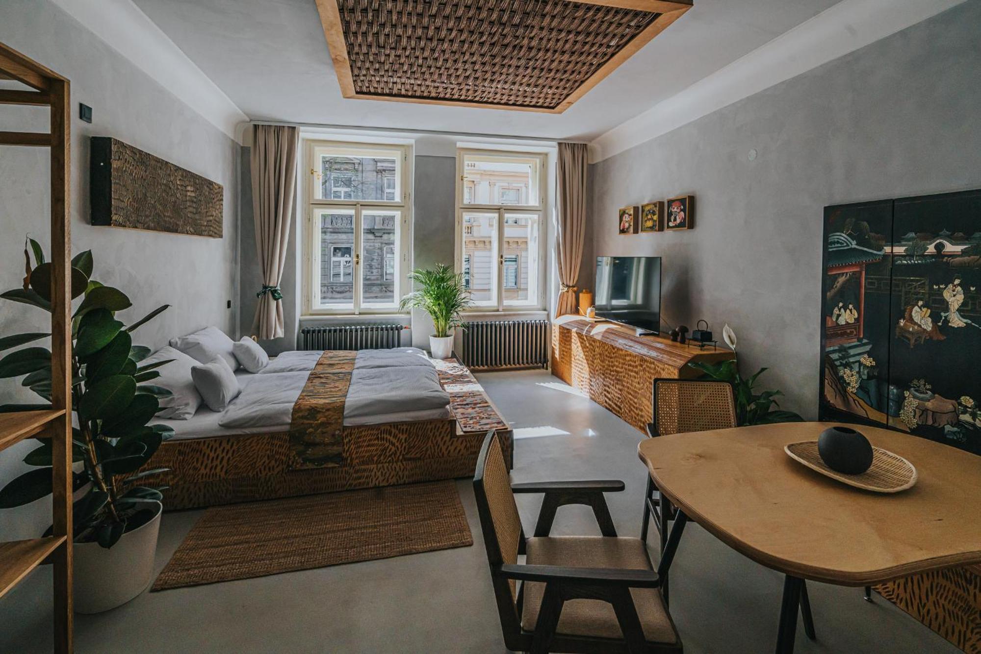 Aparthotel Bohemian Experience Prag Exterior foto